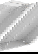 Mexen Lunar T right-hand hinged shower enclosure 110 x 80 cm, transparent, brushed nickel - 834T-110-080-97-00-P