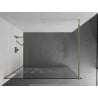 Mexen Kioto Walk-in Shower Screen 100 x 200 cm, White Pattern 8 mm, Gold - 800-100-101-50-85