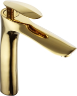 Mexen Lily high washbasin faucet, gold - 73610-50