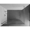 Mexen Kioto Walk-in Shower Screen 100 x 200 cm, White Wave 8 mm, Chrome - 800-100-101-01-97