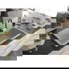 Mexen Elix granite sink 1-bowl 800 x 500 mm, beige, black siphon - 6527801005-69-B