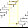 Mexen Bolt bathroom radiator 1200 x 500 mm, 251 W, gold - W126-1200-500-00-50