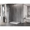 Mexen Lunar-B Duo hinged shower enclosure 100 x 70 cm, transparent, chrome - 832-100L-070P-01-00