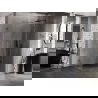 Mexen Lunar T right hinged shower cabin 125 x 70 cm, transparent, brushed gun gray - 834T-125-070-66-00-P