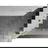 Mexen Kioto+ shower screen with a shelf and rail 120 x 200 cm, Frosted 8 mm, Gold - 800-120-121-50-30