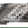 Mexen Lunar-B Duo hinging shower cabin 95 x 95 cm, transparent, chrome - 832-095L-095P-01-00