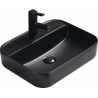 Mexen Alba countertop washbasin 50 x 40 cm, matte black - 21955085