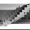 Mexen Kioto+ shower screen with a shelf and rail 120 x 200 cm, Transparent 8 mm, Black - 800-120-121-70-00