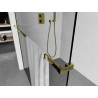Mexen Uni-R towel rail for shower enclosure, gold - 800-06-50