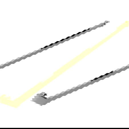 Mexen rail for towels for shower wall, gold - 800-06-50