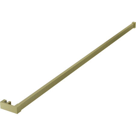 Mexen Uni-R Towel rail for shower screen, brushed gold - 800-06-55