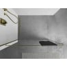 Mexen towel rail for shower wall, brushed gold - 800-06-55