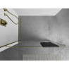 Mexen Uni-R Towel rail for shower screen, brushed gold - 800-06-55