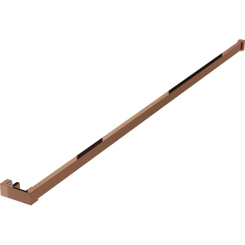 Mexen towel rail for shower wall, rose gold - 800-06-60