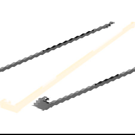 Mexen towel rail for shower wall, rose gold - 800-06-60