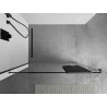 Mexen Uni-R towel rail for shower screen, black - 800-06-70