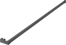 Mexen Uni-R towel rail for shower screen, gun metal - 800-06-95