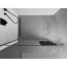 Mexen Uni-R towel rail for shower screen, gun metal - 800-06-95