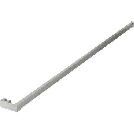 Mexen Uni-R towel rail for shower screen, brushed nickel - 800-06-97