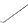 Mexen Uni-R towel rail for shower screen, brushed nickel - 800-06-97
