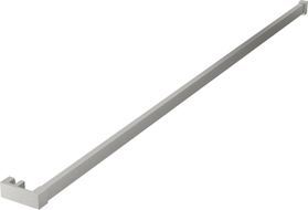 Mexen Uni-R towel rail for shower screen, brushed nickel - 800-06-97