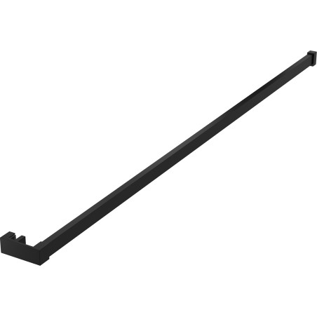 Mexen Uni-R towel rail for shower screen, black - 800-06-70