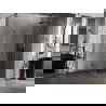 Mexen Lunar T right hinged shower enclosure 120 x 120 cm, transparent, brushed gun gray - 834T-120-120-66-00-P