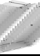 Mexen Lunar T Right Swing Shower Enclosure 130 x 120 cm, Transparent, Brushed Gun Gray - 834T-130-120-66-00-P