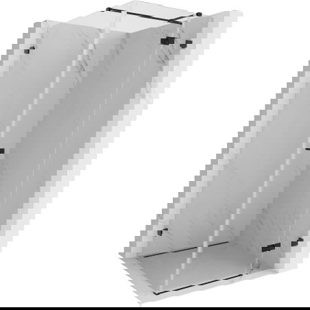 Mexen Lunar T right-opening shower cabin 110 x 110 cm, transparent, black - 834T-110-110-70-00-P