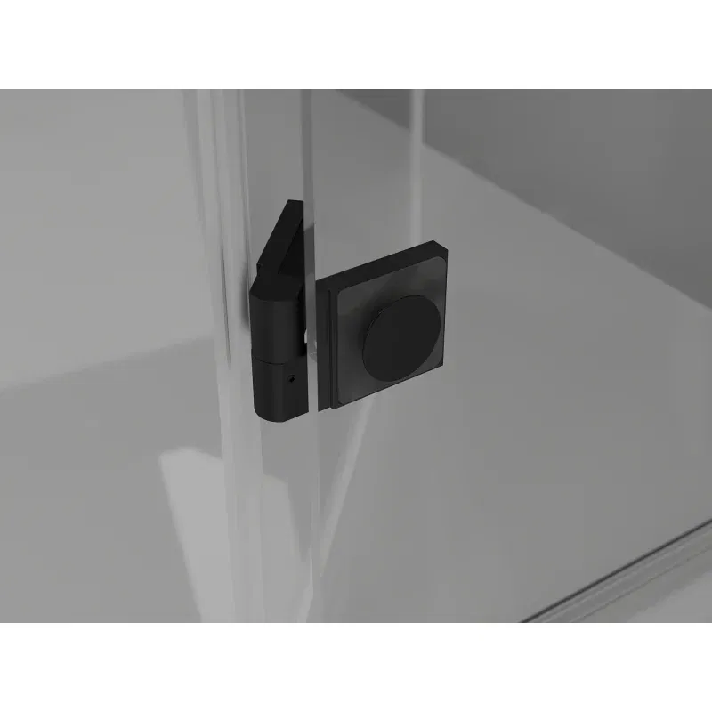 Mexen Lunar T right folding shower cabin 130 x 120 cm, transparent, black - 834T-130-120-70-00-P