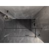 Mexen Lunar T shower enclosure hinged right 120 x 70 cm, transparent, gun metal - 834T-120-070-95-00-P