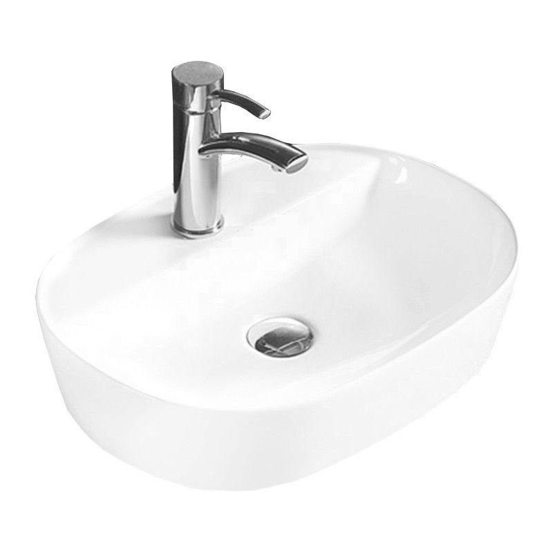Mexen Iris countertop washbasin 50 x 38 cm, White - 21995000