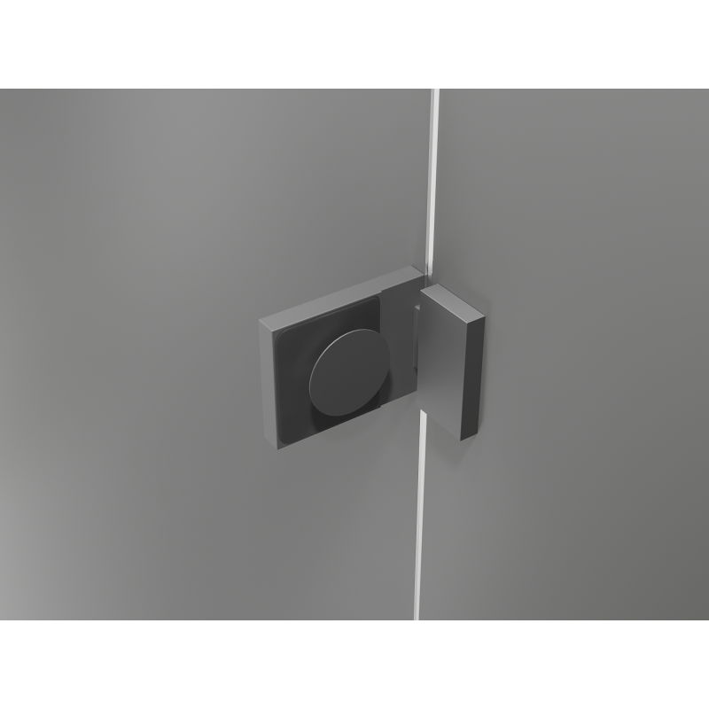 Mexen Lunar T right hinged shower enclosure 115 x 90 cm, transparent, gun metal - 834T-115-090-95-00-P