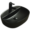 Mexen Iris countertop washbasin 50 x 38 cm, matte black - 21995085