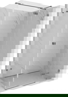 Mexen Lunar T right-opening shower enclosure 140 x 120 cm, transparent, gun metal - 834T-140-120-95-00-P