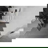 Mexen Kioto+ shower screen with a shelf and rail 70 x 200 cm, Transparent/Black pattern 8 mm, Black - 800-070-121-70-78