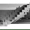 Mexen Kioto+ shower screen with a shelf and rail 100 x 200 cm, Transparent/Black pattern 8 mm, Black - 800-100-121-70-78