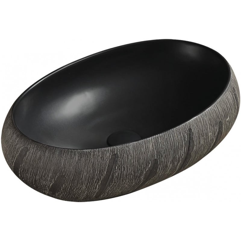 Mexen Abril countertop sink 58 x 39 cm, black - 22015866
