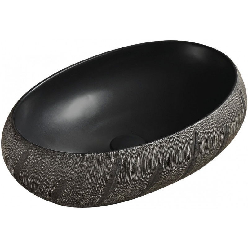 Mexen Abril countertop washbasin 58 x 39 cm, Black - 22015866