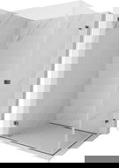 Mexen Lunar-B Duo hinged shower enclosure 90 x 70 cm, transparent, brushed gun gray - 832-090L-070P-66-00