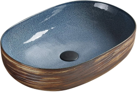 Mexen Agota countertop sink 58 x 40 cm, blue - 22025866
