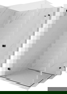 Mexen Lunar-B Duo pivot shower enclosure 90 x 70 cm, transparent, black - 832-090L-070P-70-00