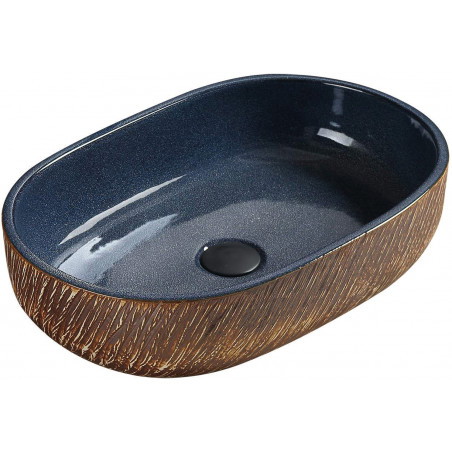 Mexen Aleta countertop sink 59 x 40 cm, blue - 22035966