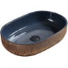 Mexen Aleta countertop sink 59 x 40 cm, blue - 22035966
