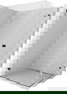 Mexen Lunar-B Duo Hinged Shower Enclosure 100 x 85 cm, Transparent, Black - 832-100L-085P-70-00