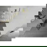 Mexen Kioto+ shower wall with shelf Walk-in 120 x 200 cm, transparent/frosted, gold - 800-120-121-50-35