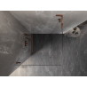Mexen Lunar-B L shower enclosure hinged left 100 x 100 cm, transparent, rose gold - 832L-100-100-60-00-L