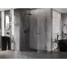 Mexen Lunar-B Duo swing shower enclosure 95 x 70 cm, transparent, gun metal - 832-095L-070P-95-00