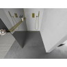 Mexen Kioto+ shower wall with shelf Walk-in 80 x 200 cm, mirror, gold - 800-080-121-50-50