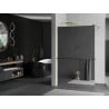 Mexen Kioto+ shower panel with shelf Walk-in 100 x 200 cm, mirror, gold - 800-100-121-50-50